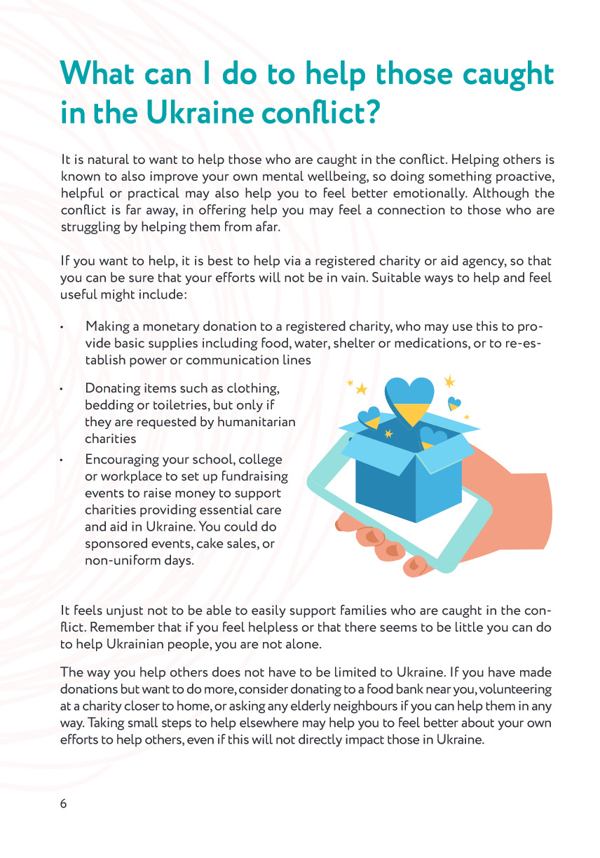 Managing Your Anxiety Around the Conflict in Ukraine, page 6 of 8